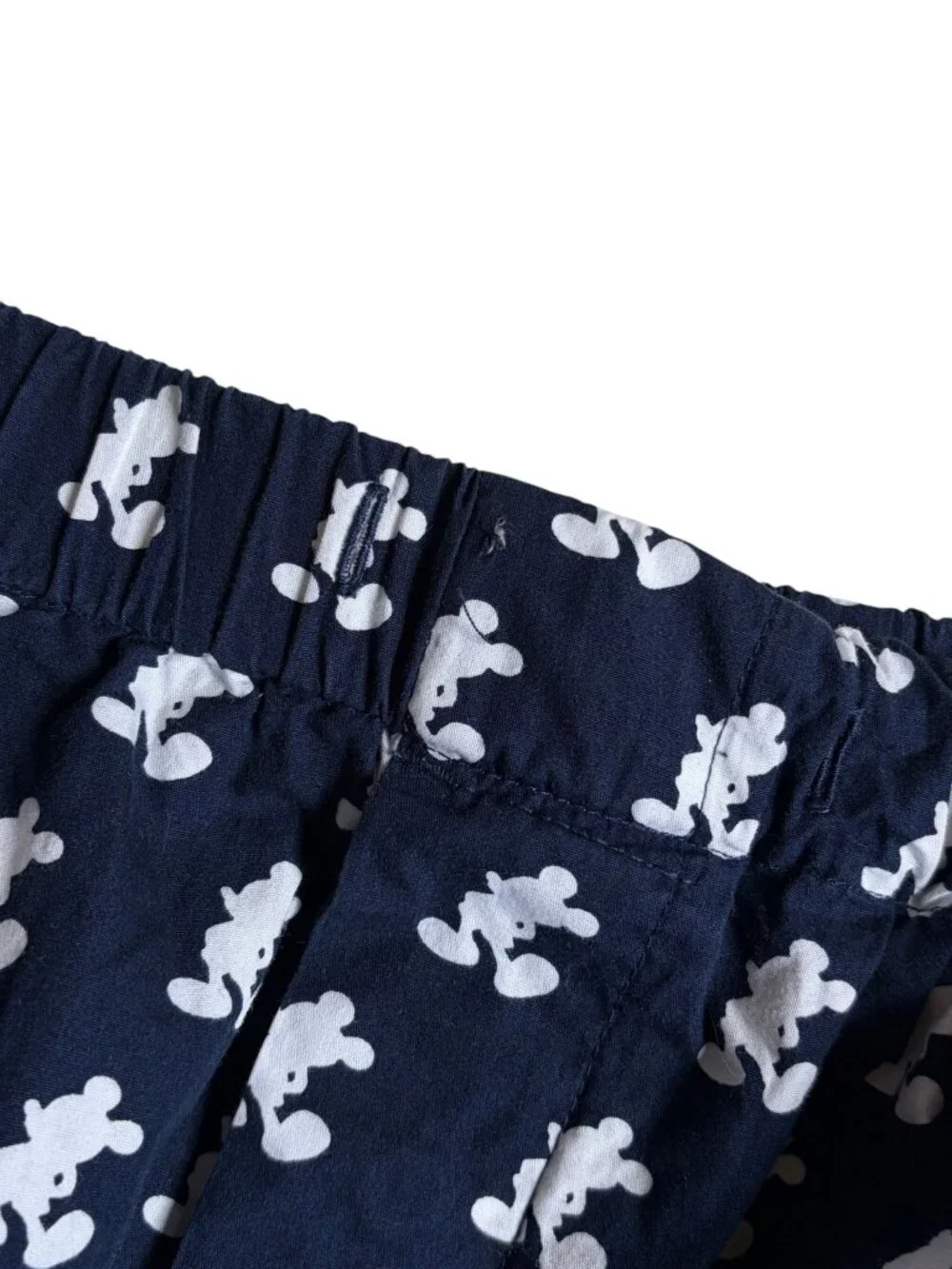 Disney Parks Men's Mickey Mouse Print Pajama Pants (Navy & White) - XXXL